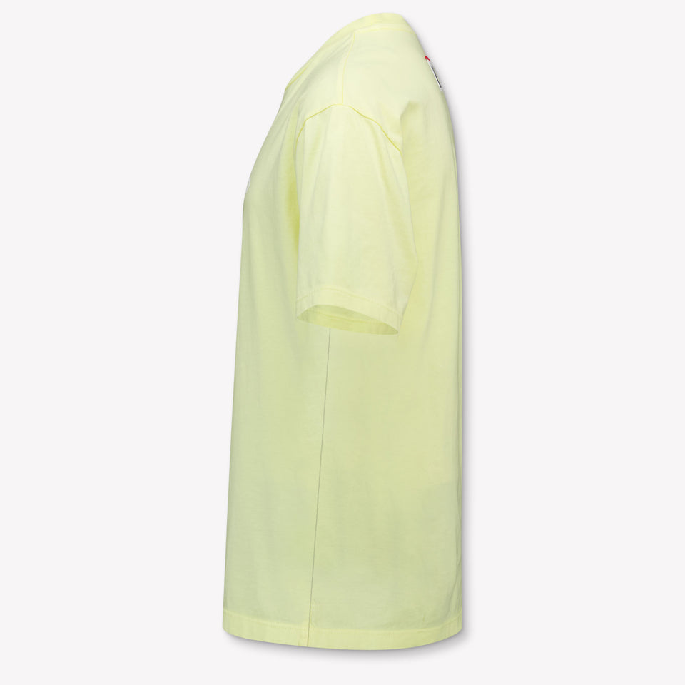 MSGM Kinder Unisex T-Shirt In Geel