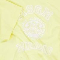 MSGM Kinder Unisex T-Shirt In Geel