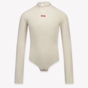 MSGM Kinder Meisjes T-Shirt In Off White