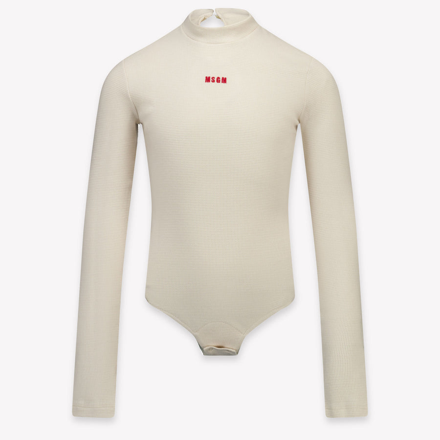 MSGM Kinder Meisjes T-Shirt In Off White