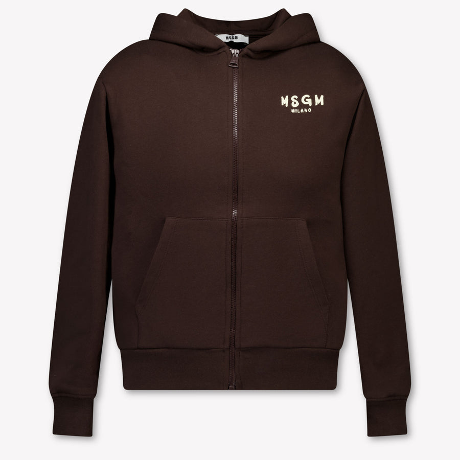 MSGM Kinder Jongens Vest In Bruin