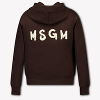 MSGM Kinder Jongens Vest In Bruin
