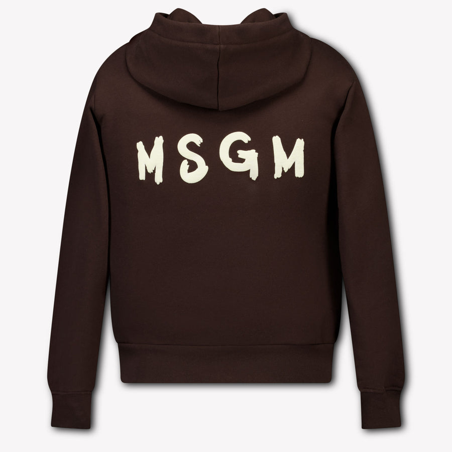 MSGM Kinder Jongens Vest In Bruin