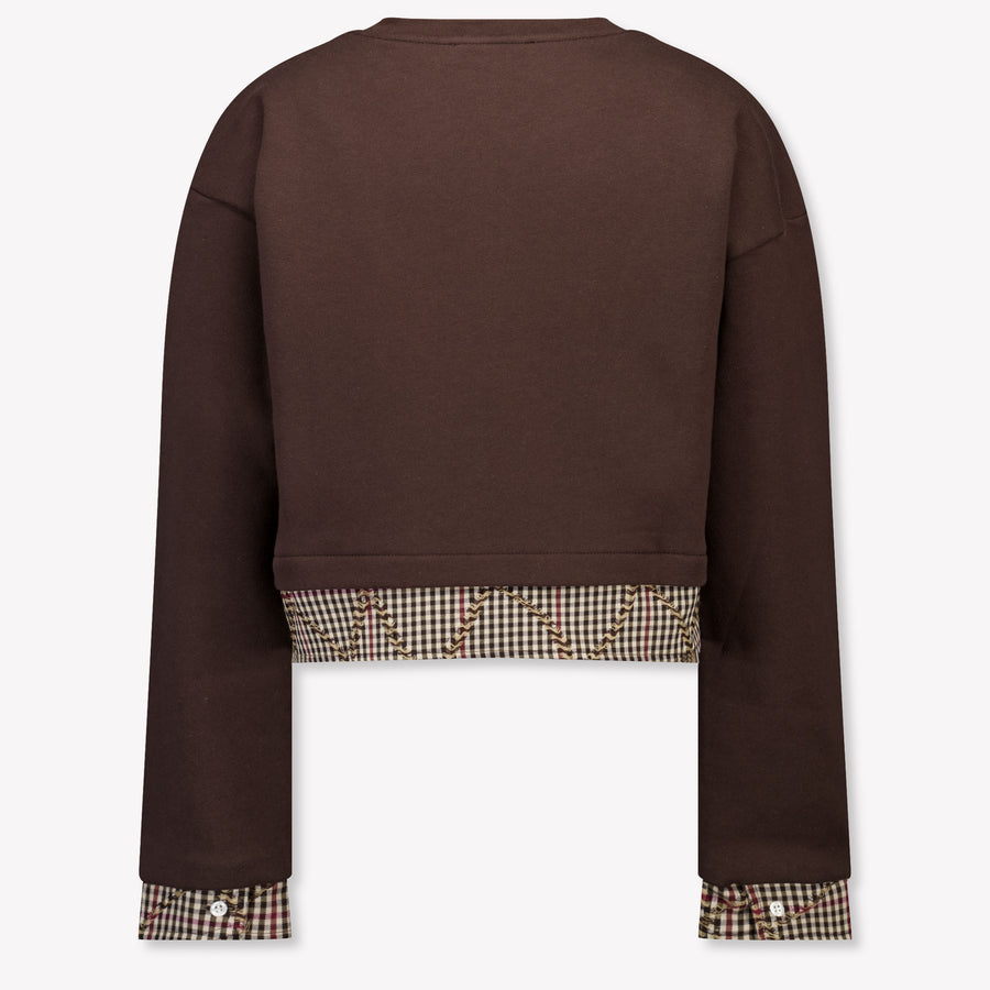MSGM Kinder Meisjes Trui In Bruin