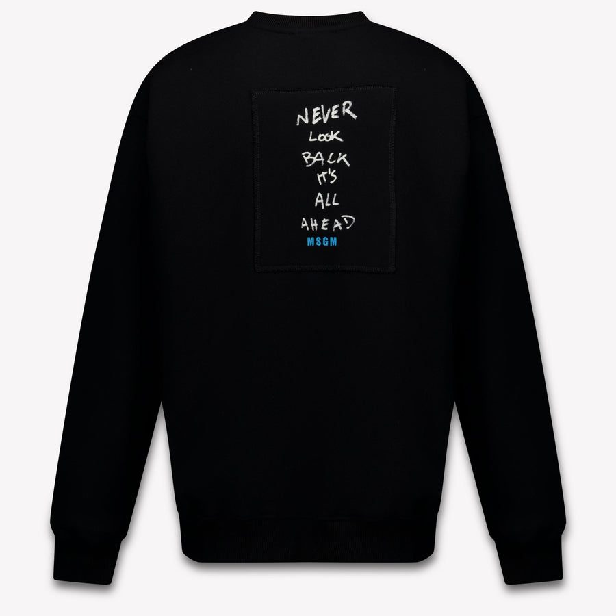 MSGM Kinder Jongens Trui In Zwart