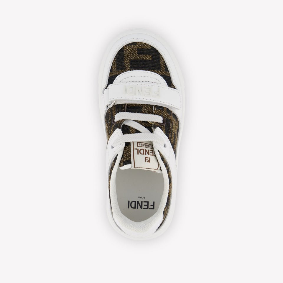 Fendi Unisex Sneakers In Wit
