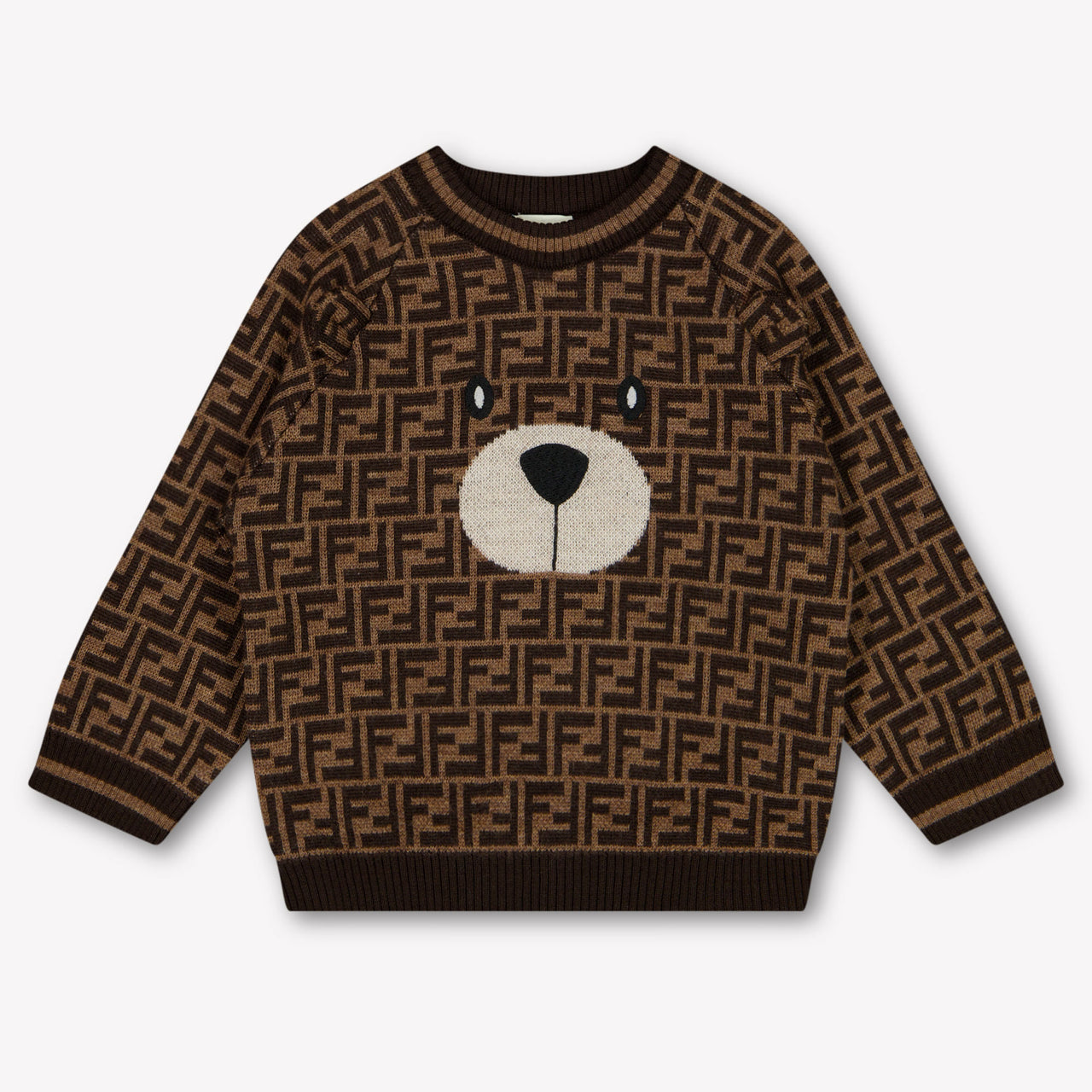 Fendi Baby Unisex Trui In Bruin