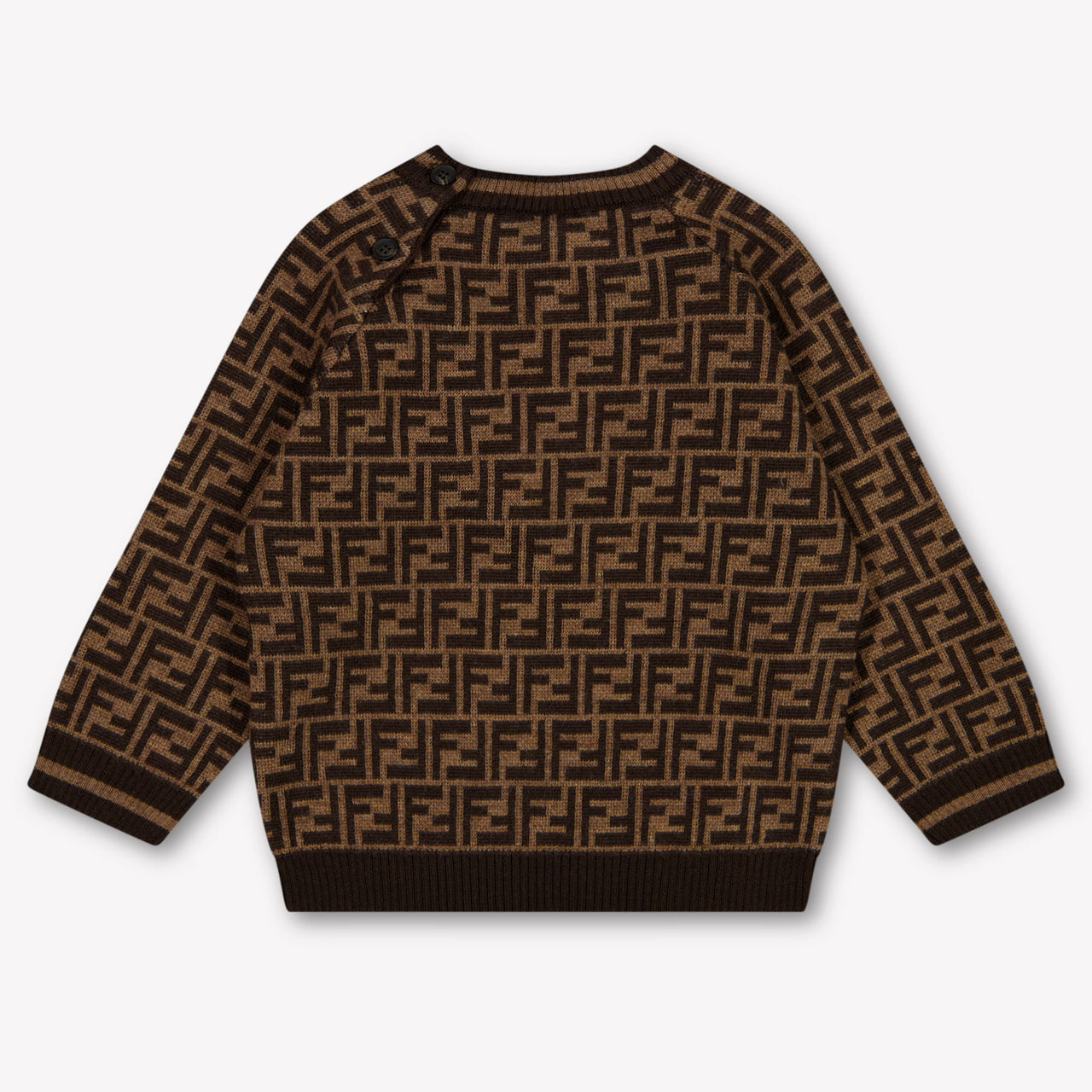 Fendi Baby Unisex Trui In Bruin