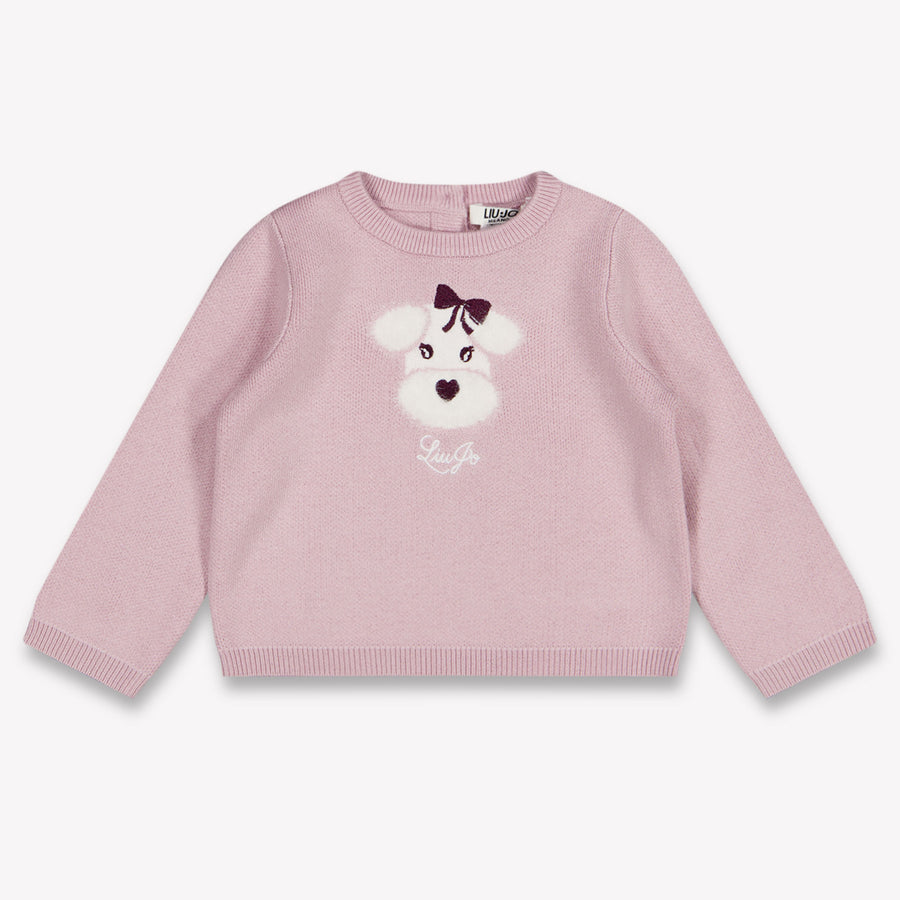 Liu Jo Baby Meisjes Trui In Licht Roze