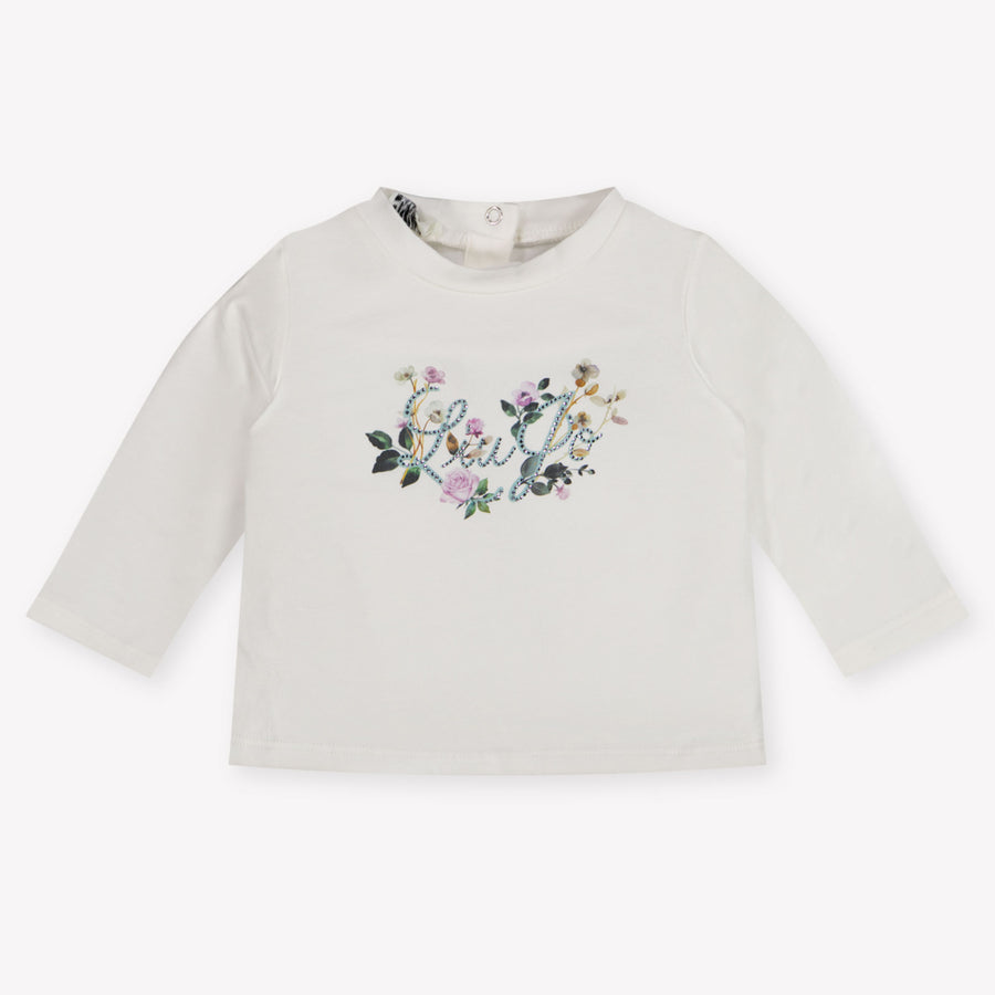 Liu Jo Baby Meisjes T-Shirt In Off White