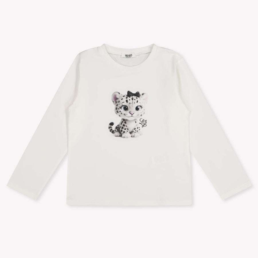 Liu Jo Kinder Meisjes T-Shirt In Wit