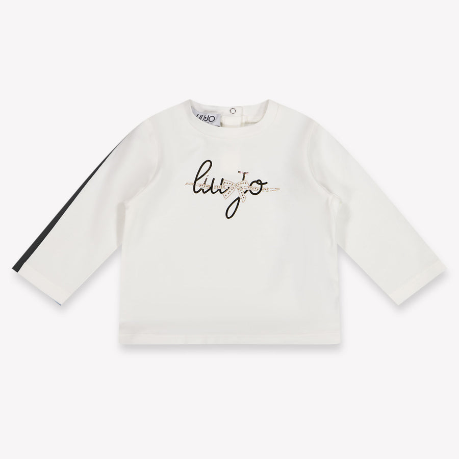 Liu Jo Baby Meisjes T-Shirt In Off White