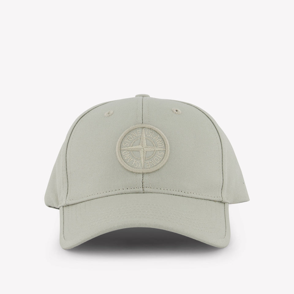 Stone Island Kinder Jongens Pet In Licht Grijs