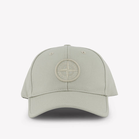 Stone Island Kinder Jongens Pet In Licht Grijs