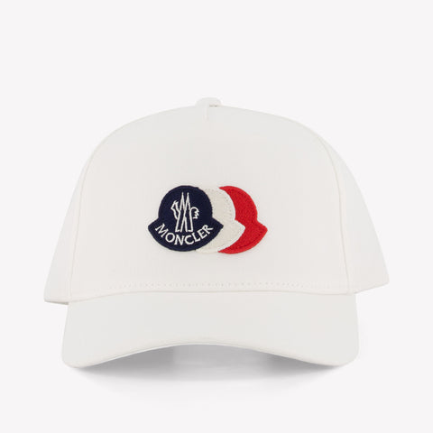 Moncler Kinder Jongens Pet In Wit
