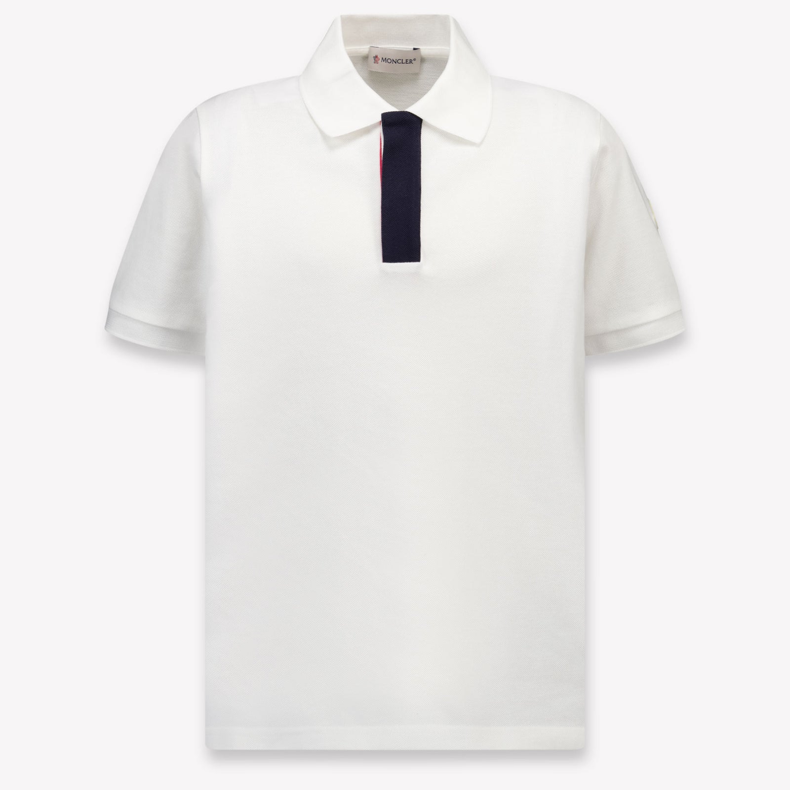 Moncler Kinder Jongens Polo In Wit