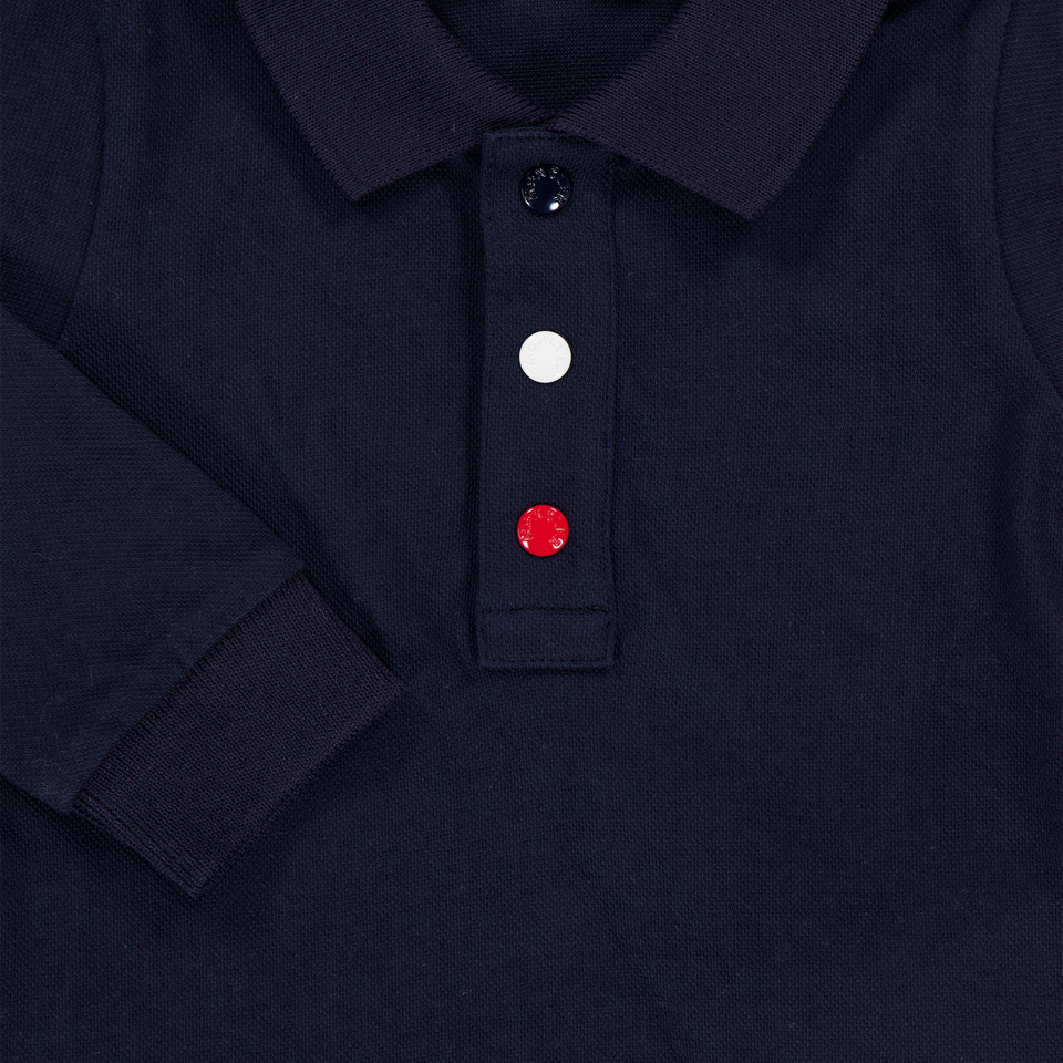 Moncler Baby Jongens Polo In Navy