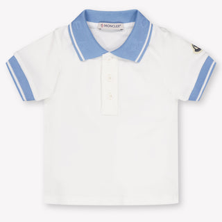 Moncler Baby Jongens Polo In Wit