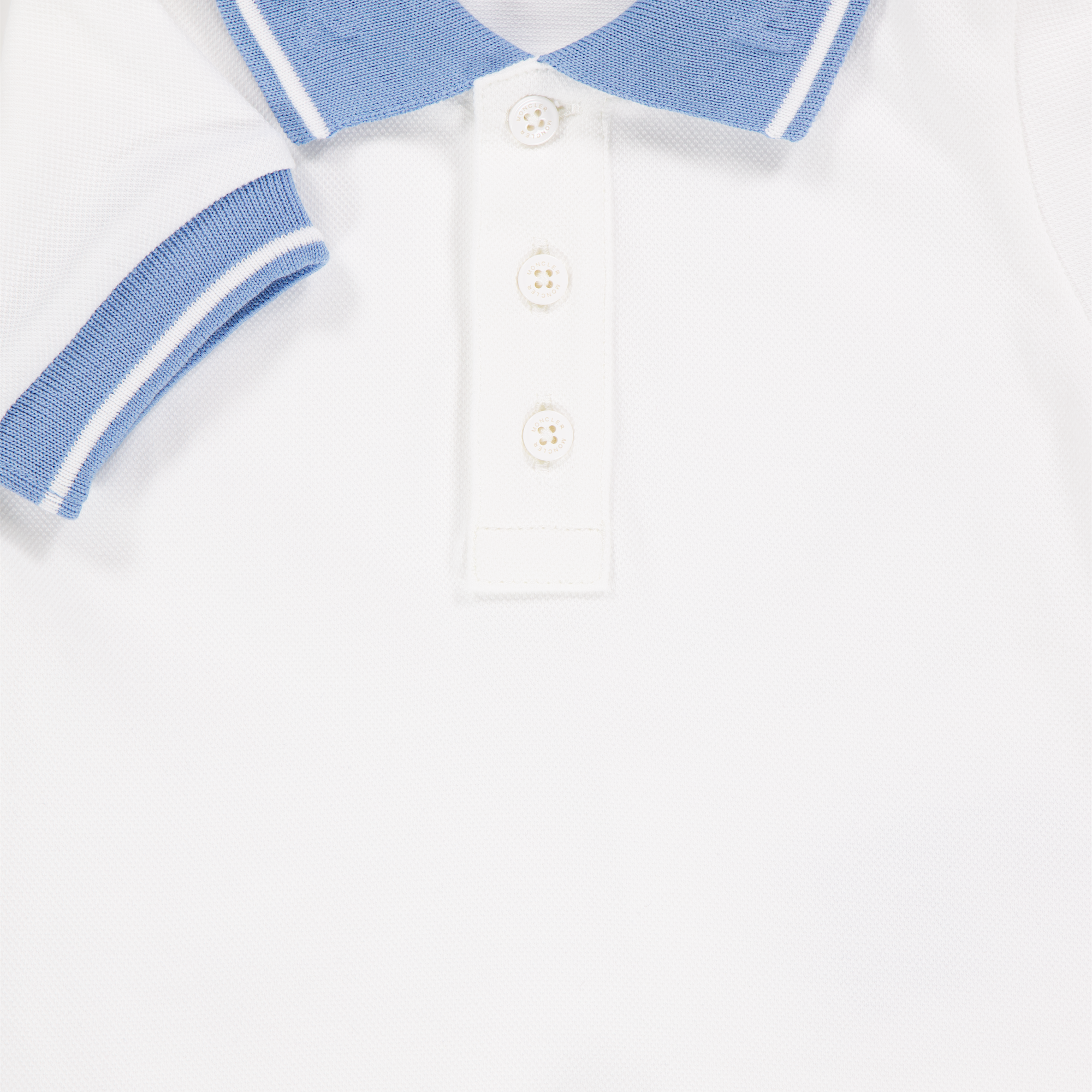 Moncler Baby Jongens Polo In Wit