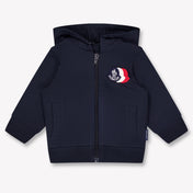 Moncler Baby Jongens Vest In Navy