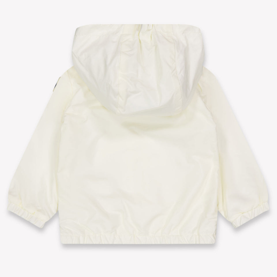 Moncler Nigar Baby Meisjes Zomerjas In Off White