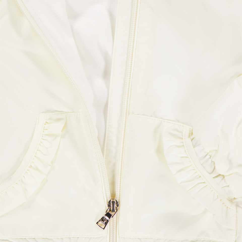 Moncler Nigar Baby Meisjes Zomerjas In Off White
