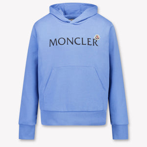 Moncler Kinder Jongens Trui In Licht Blauw
