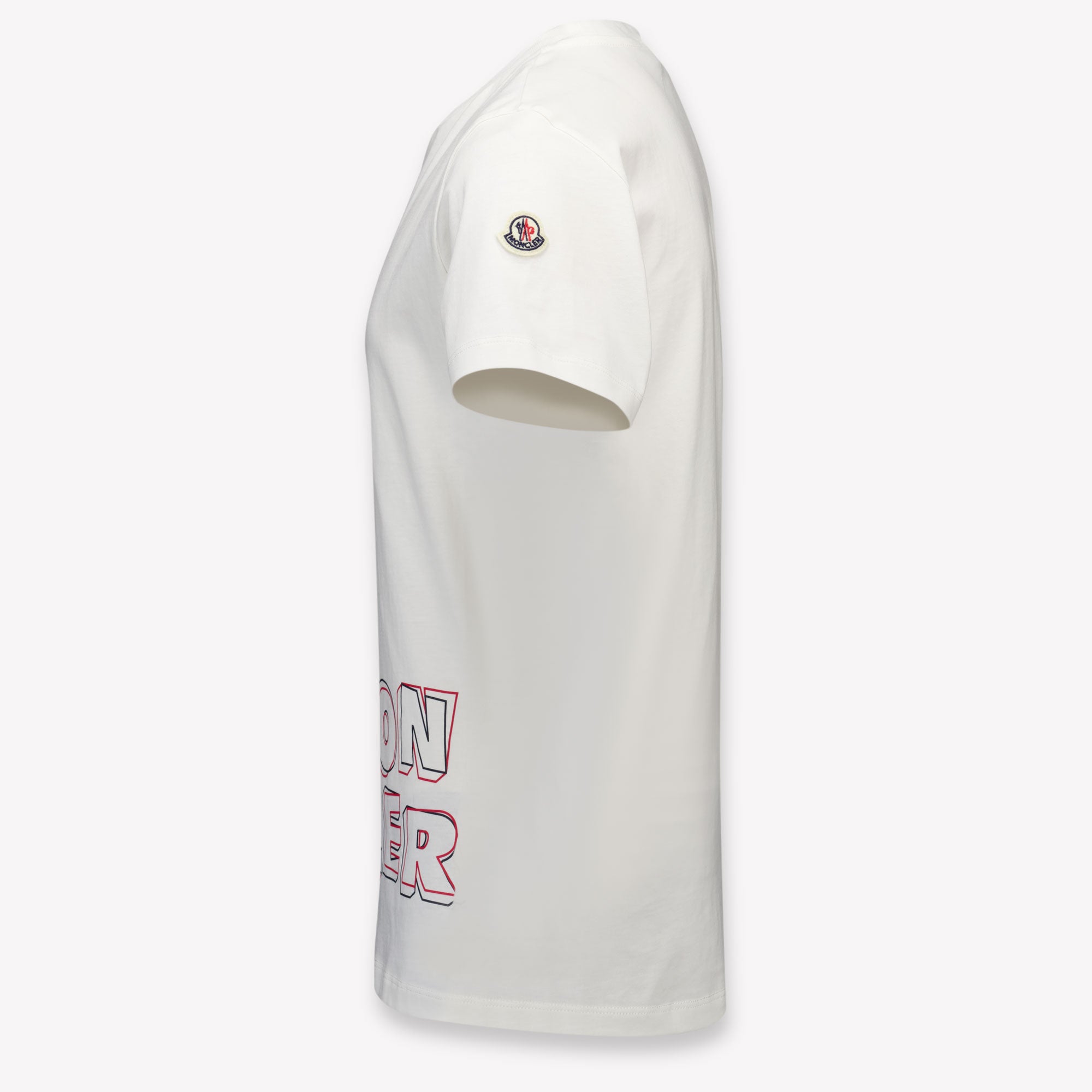 Moncler Kinder Jongens T-Shirt In Wit