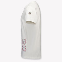 Moncler Kinder Jongens T-Shirt In Wit
