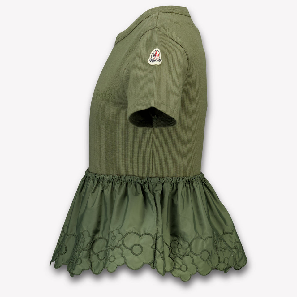 Moncler Kinder Meisjes T-shirt In Army