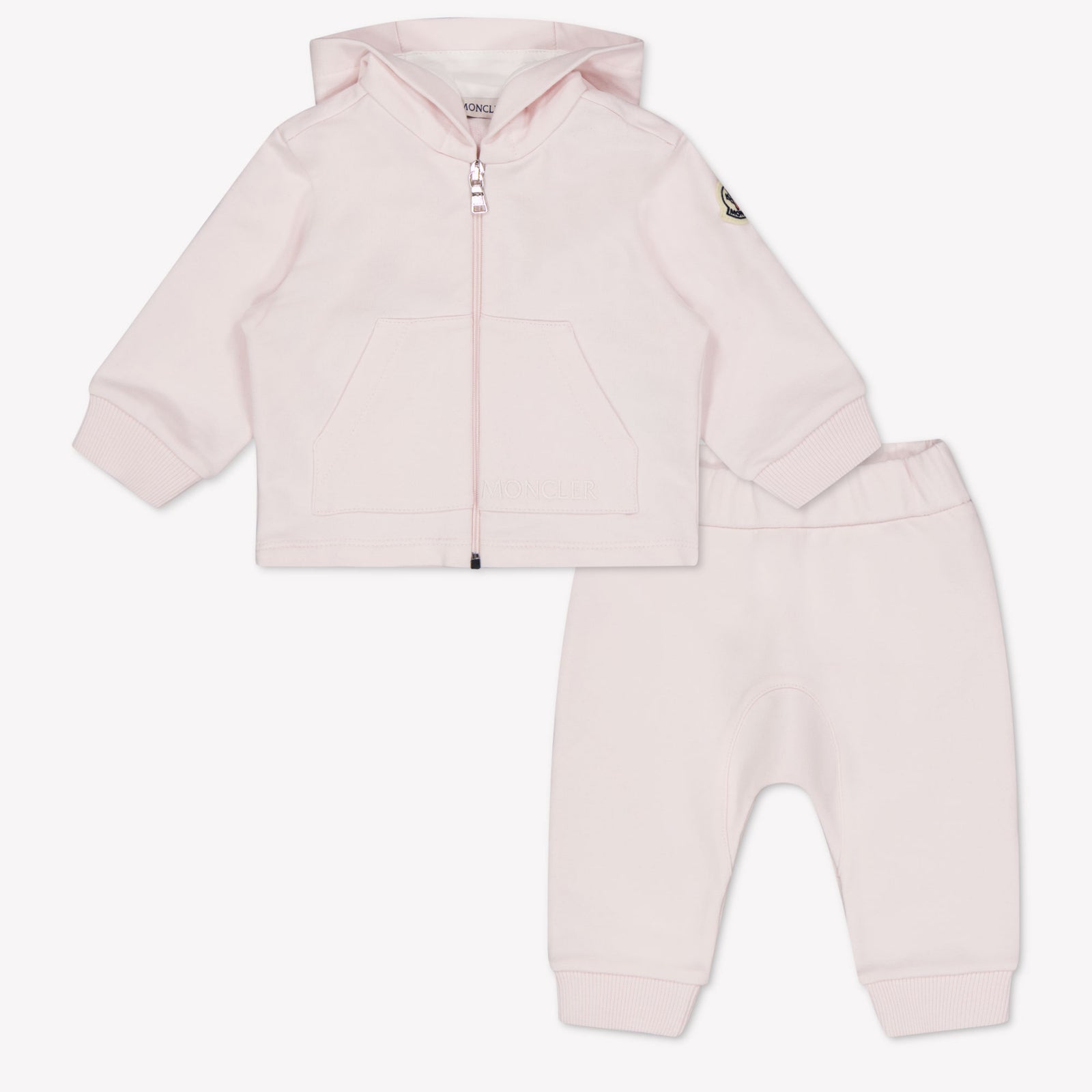 Moncler Baby Meisjes Joggingpak In Licht Roze