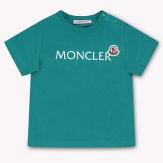 Moncler Baby Jongens T-Shirt In Groen
