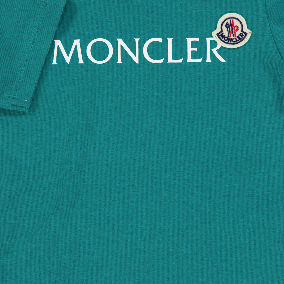 Moncler Baby Jongens T-Shirt In Groen