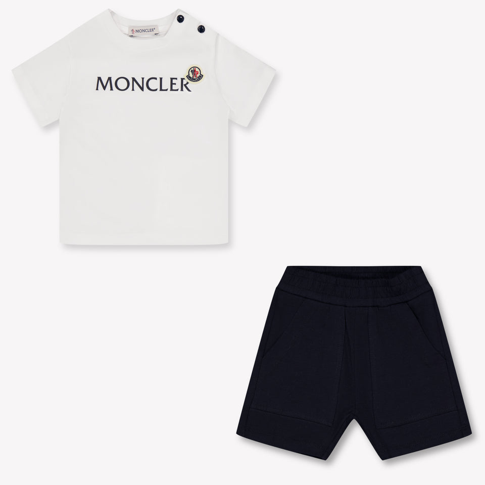 Moncler Baby Jongens Setje In Wit