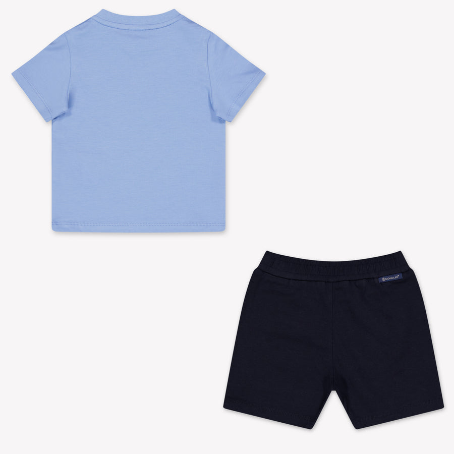 Moncler Baby Jongens Setje In Licht Blauw