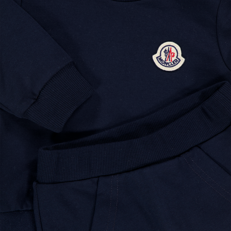 Moncler Baby Jongens Joggingpak In Navy