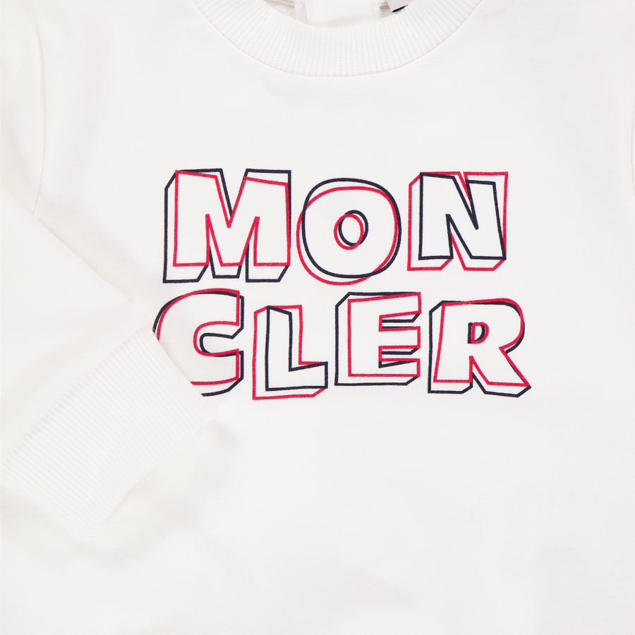 Moncler Baby Jongens Trui In Wit