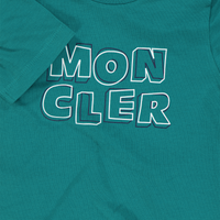 Moncler Baby Jongens T-Shirt In Groen