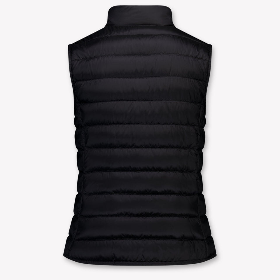 Moncler Liane Kinder Meisjes Bodywarmer In Zwart