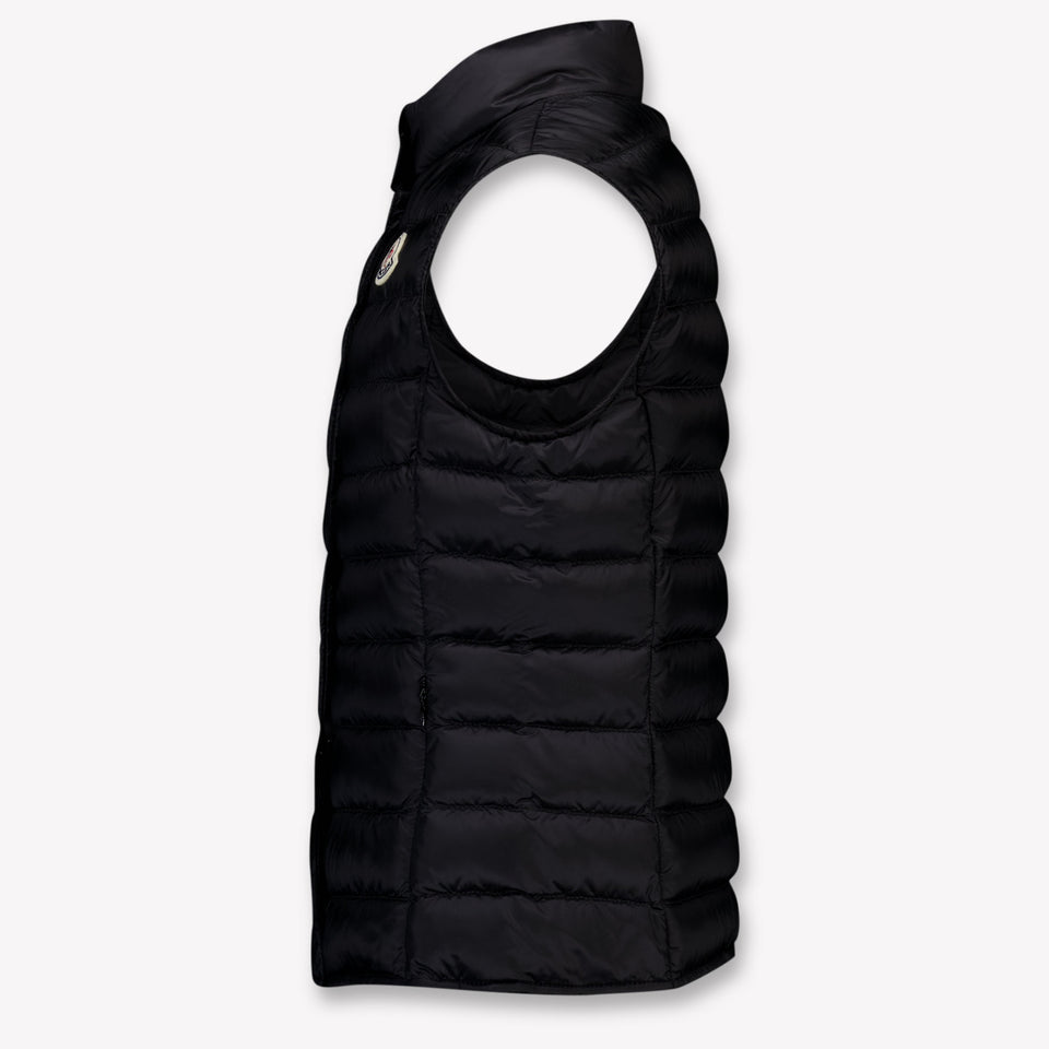 Moncler Liane Kinder Meisjes Bodywarmer In Zwart
