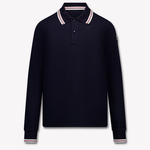 Moncler Kinder Jongens Polo In Navy