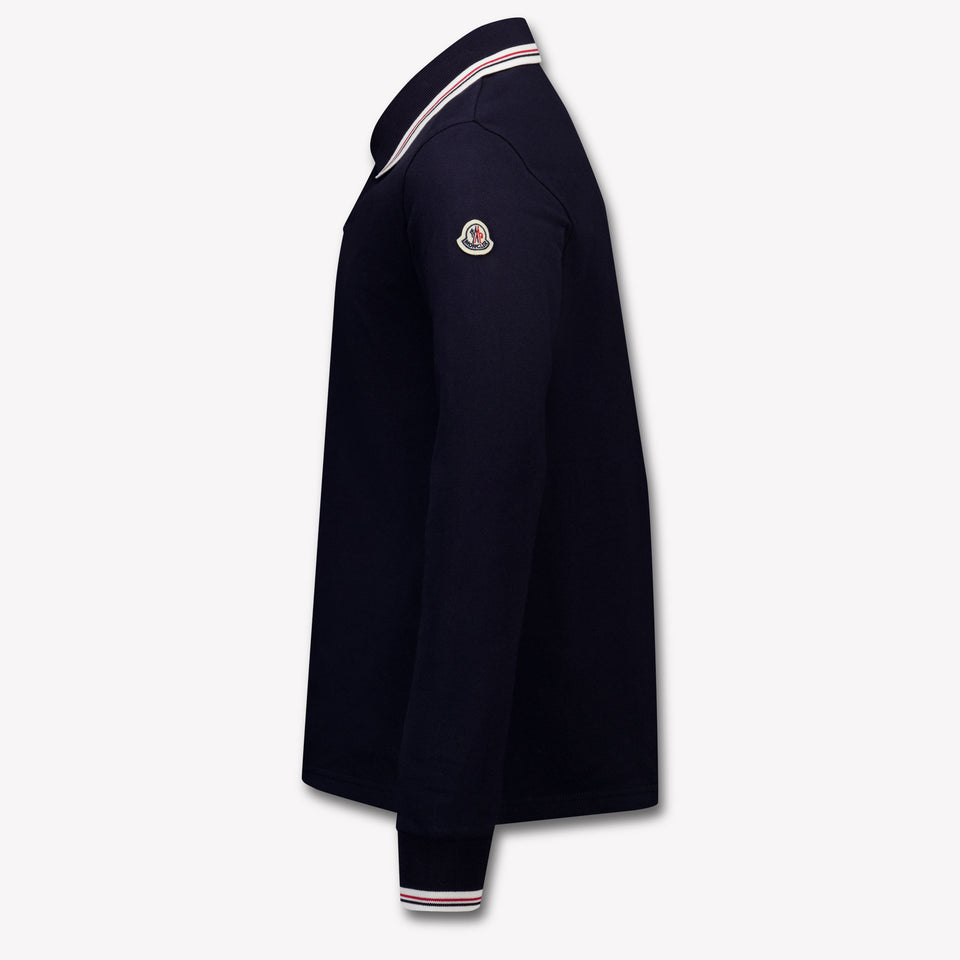 Moncler Kinder Jongens Polo In Navy