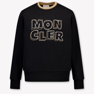 Moncler Kinder Jongens Trui In Zwart