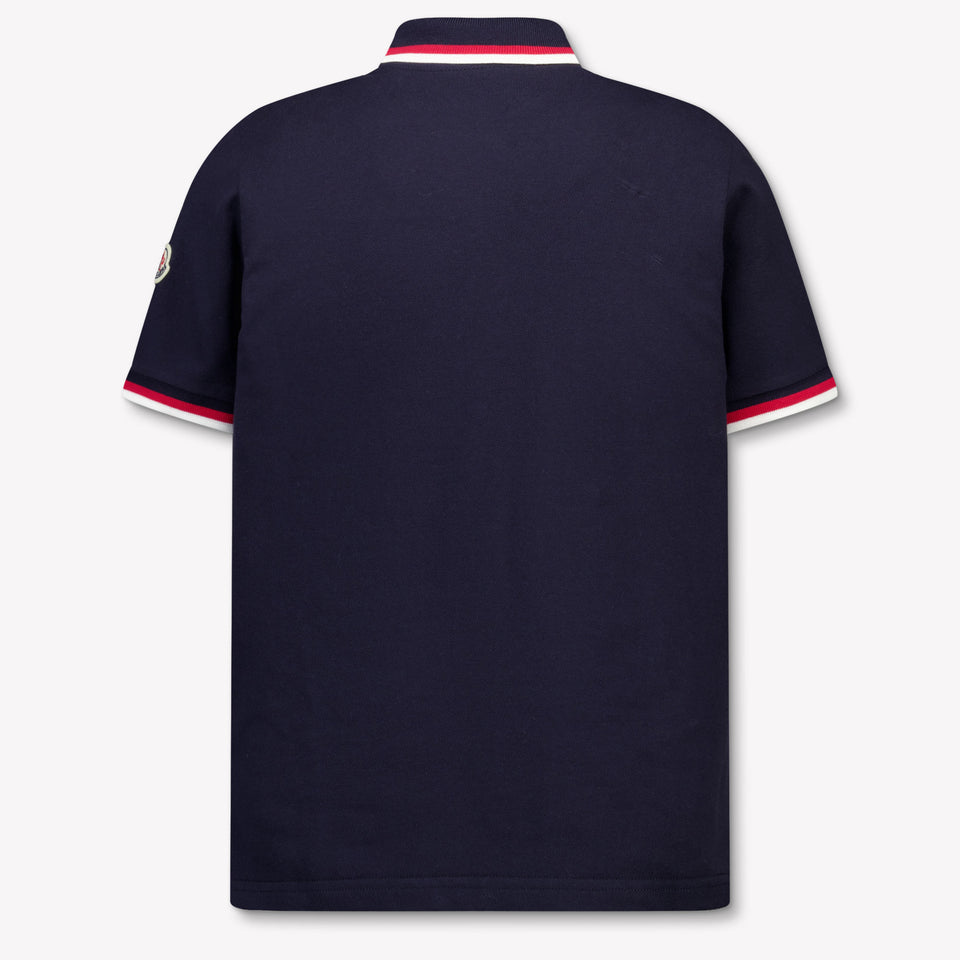 Moncler Kinder Jongens Polo In Navy