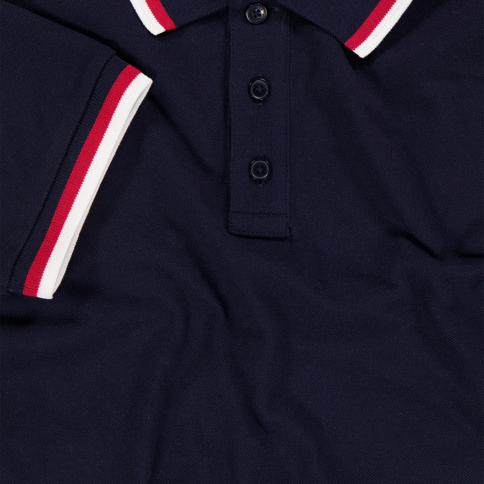 Moncler Kinder Jongens Polo In Navy