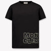 Moncler Kinder Jongens T-Shirt In Zwart