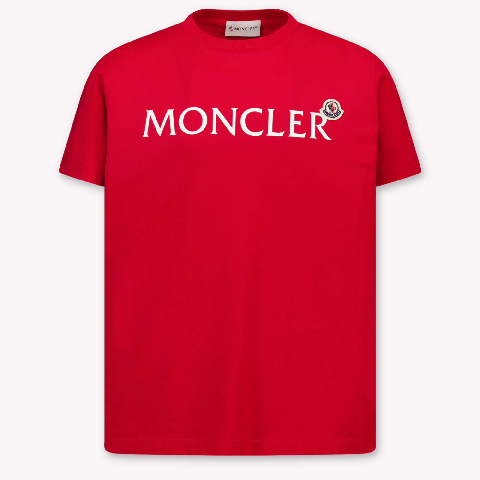 Moncler Kinder Meisjes T-Shirt In Rood