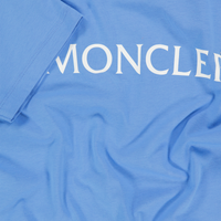 Moncler Kinder Meisjes T-Shirt In Licht Blauw