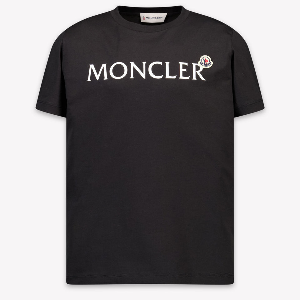 Moncler Kinder Meisjes T-Shirt In Zwart