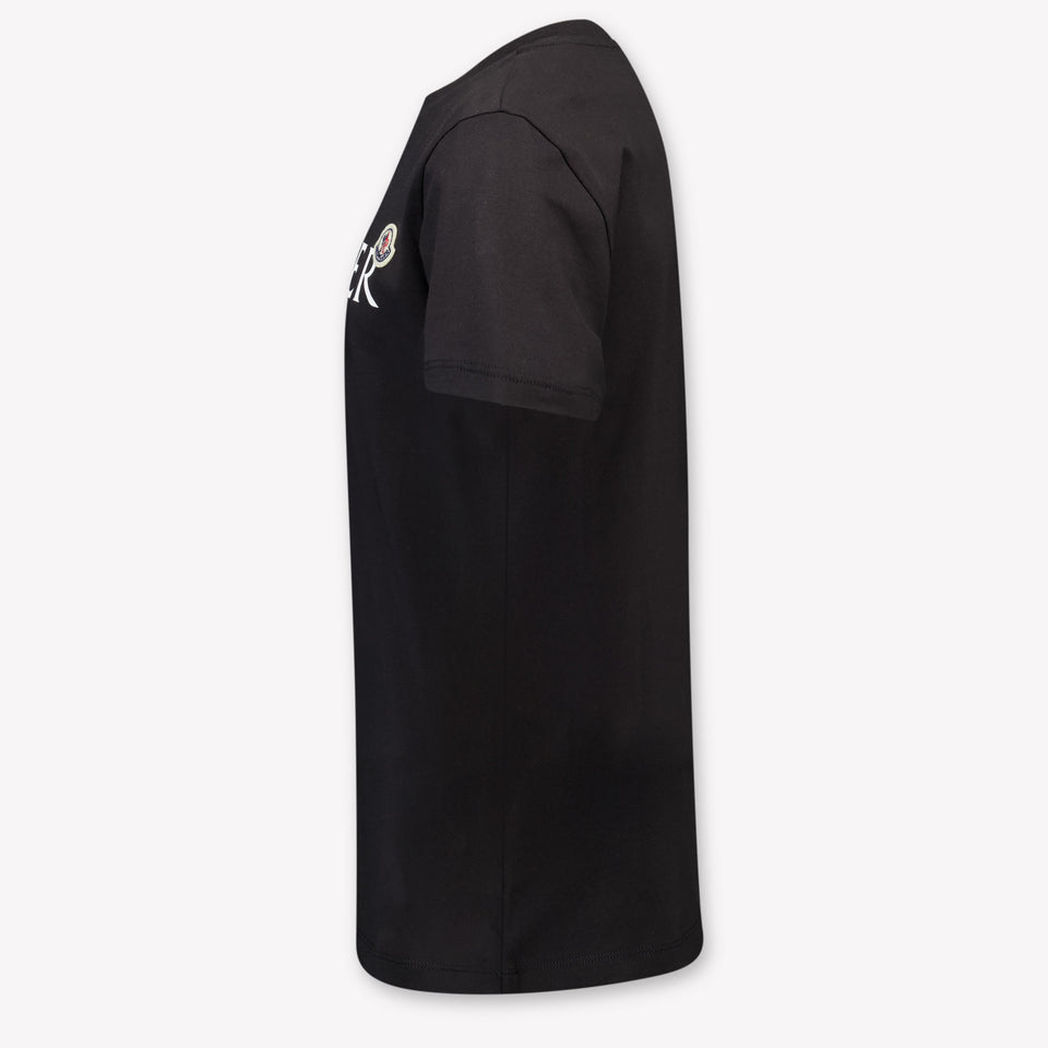 Moncler Kinder Meisjes T-Shirt In Zwart